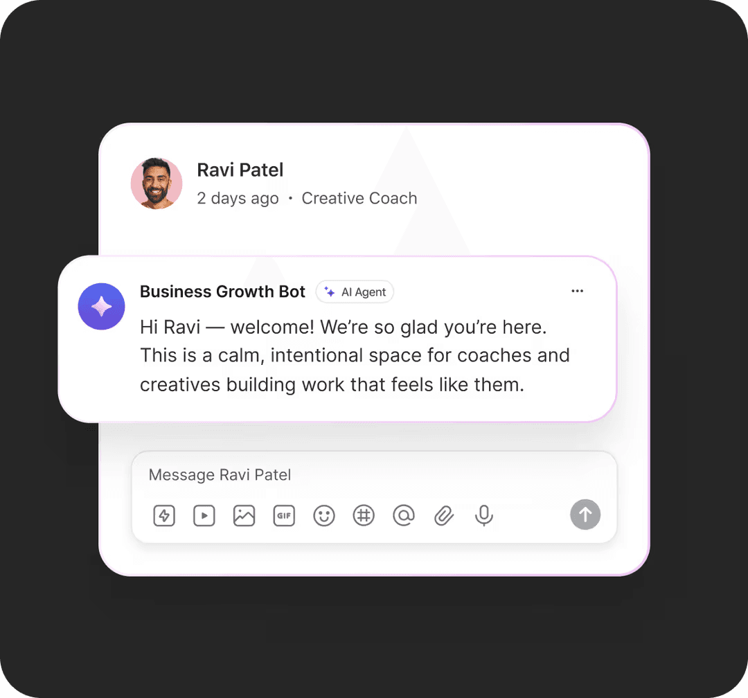 Zuwa chat assistant screenshot